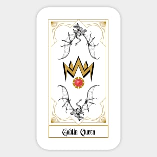 Goblin Queen Tarot Card Sticker